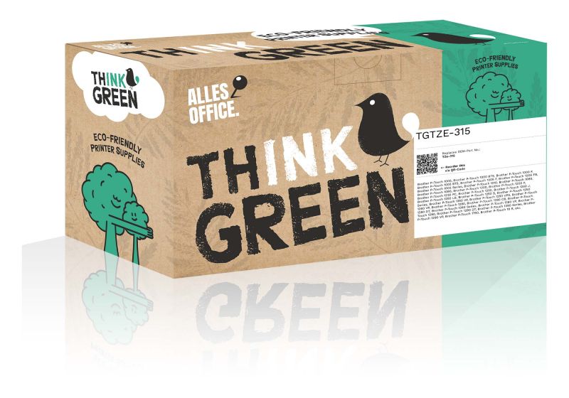 ThinkGreen Brother TZe-315 Páska černobílé